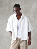 Camisa Stynvo com Colarinho Revere Estilo Boxy