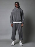 Conjunto Stynvo Oversized Zíper Parcial Jogger