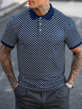 Camisa CasualCool Polo de Manga Curta Detalhada