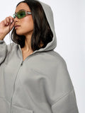 Moletom Oversized Confort Zíper