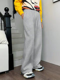 Calça Vintage Oversized Malha Estilo Y2K