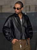 JAQUETA STYNVO LEATHER OVERSIZED