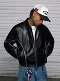 JAQUETA STYNVO LEATHER OVERSIZED