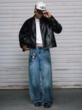 JAQUETA STYNVO LEATHER OVERSIZED