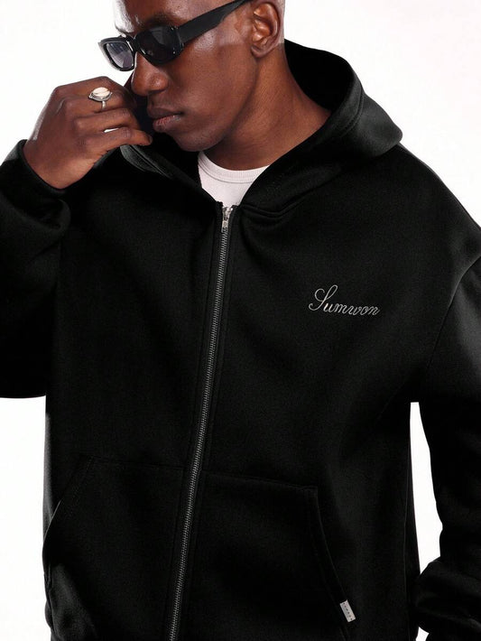 Moletom Stynvo Studios Script Zip Hoodie
