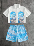 Conjunto Oversized Masculino Estampado STYNVO Urban Nomad