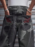 Calças Casuais Masculinas Bordadas STYNVO Urban