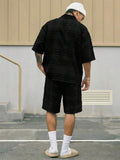 Conjunto Oversized Casual Masculino Texturizado Verde STYNVO Summer Mirage