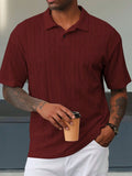 Camisa CasualCool  Polo de Manga Curta Casual/Escritório