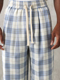 Calça Stynvo Solta Xadrez com Cordões