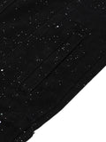 Jaqueta Distressed Sequin galaxy