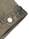 JAQUETA DENIM WASHED LETTERS