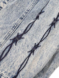 JAQUETA THORN EMBROIDERED DENIM