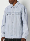Jaqueta Stynvo Denim Estampa Vintage