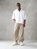 Camisa Stynvo com Colarinho Revere Estilo Boxy
