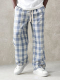 Calça Stynvo Solta Xadrez com Cordões