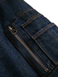 JAQUETA FUR HOODED WASHED DENIM