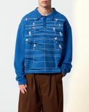 SUÉTER TENNIS FINE KNIT - ASPHALT
