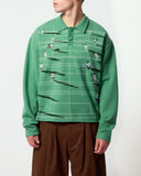 SUÉTER TENNIS FINE KNIT - GRASS