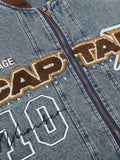 JAQUETA BOMBER QUILTED ALPHABET PATCH