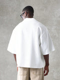 Camisa Stynvo com Colarinho Revere Estilo Boxy