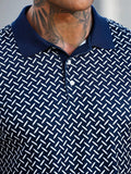 Camisa CasualCool Polo de Manga Curta Detalhada