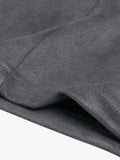 Camiseta Suede Contrast Spliced Oversize