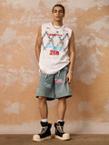 Regata Retro Tattered Print Vest