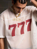 Camiseta Jersey Letter 777