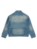 JAQUETA DISTRESSED GRAFFITI DENIM
