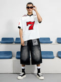 Camiseta Contrast Color Jersey S7ven White