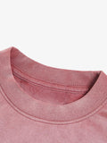 Camiseta Oversized Ink Splash Letter