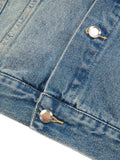 JAQUETA DISTRESSED GRAFFITI DENIM