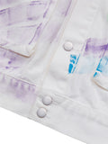 Thesupermade Hip-hop Hand-painted Graffiti Denim Jacket - 2010