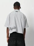 Camisa Xadrez Ajustada com Bordado